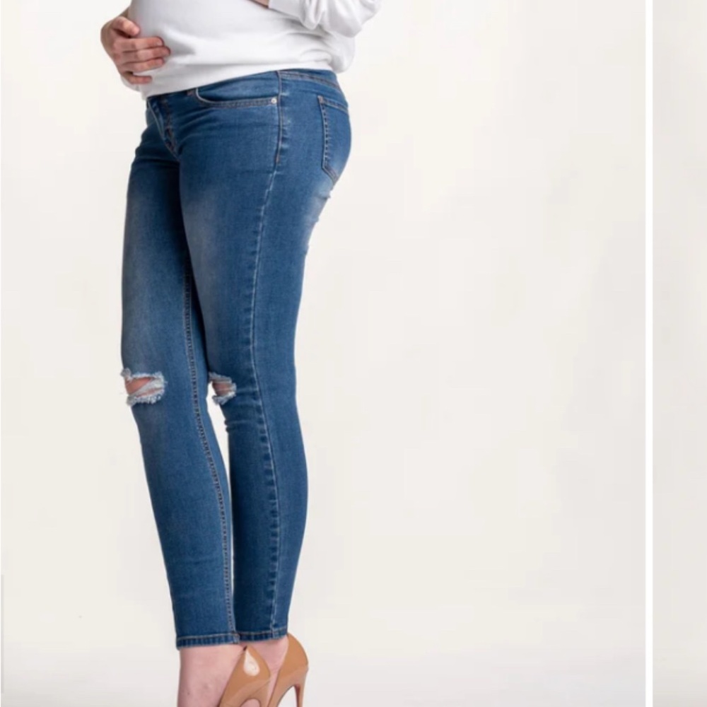 Preggo Legging brand maternity jegging with belly band